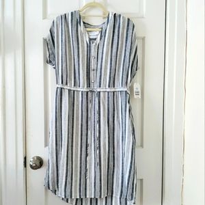 TimeANDTru Short Sleeve V-Neck Dress Size(S)4-6